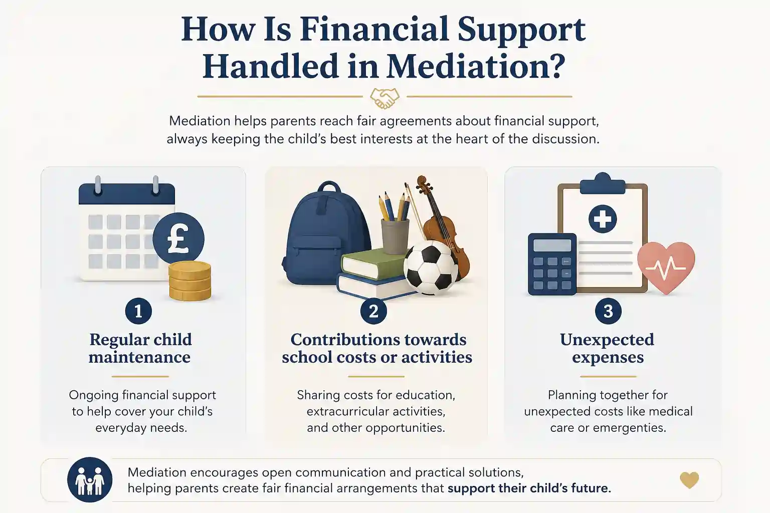 How Is Financial Support Handled in Mediation Biggleswade
